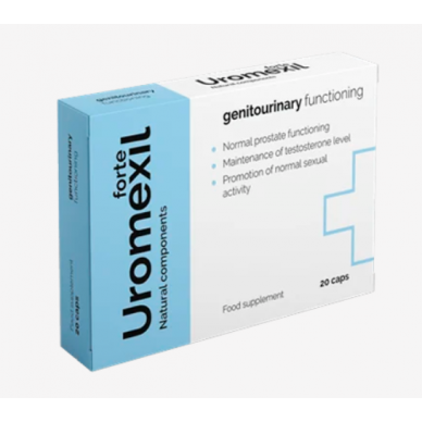 Uromexil Forte - kapsulės nuo prostatito