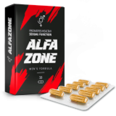 Alfazonas – kapsulės potencijai